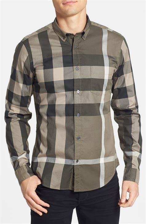 burberry fred sport shirt|Men’s Designer Shirts .